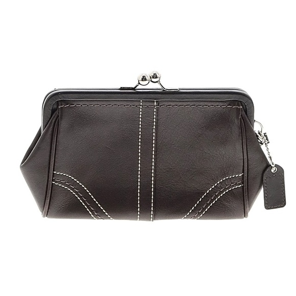 Coach Y2K Soho leather wristlet clutch EUC - Picture 2 of 2